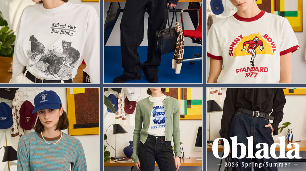 Oblada（オブラダ）/ 2026年春夏新作入荷情報！