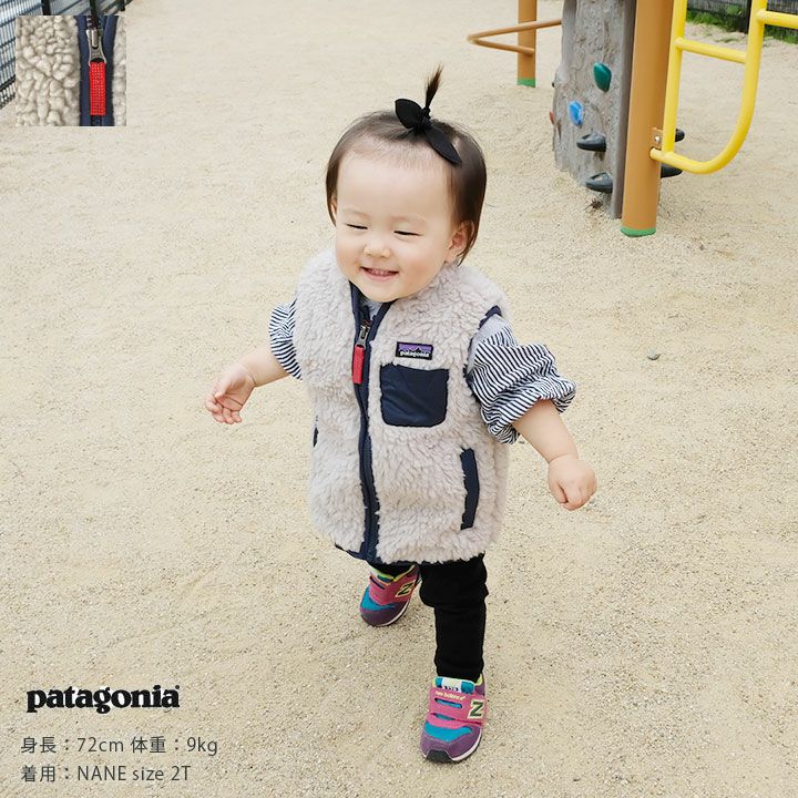 無記名パタゴニア4Tベビー・レトロX・ベスト Patagoniaキッズフリース
