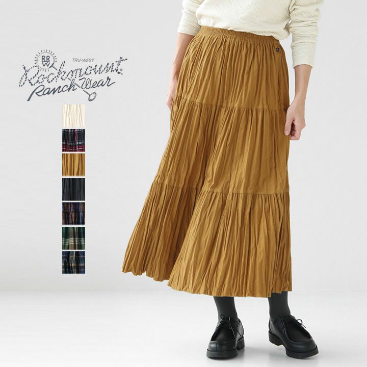 Rockmount(ロックマウント)コットンティアード ロングスカート(RM9948COTTON)