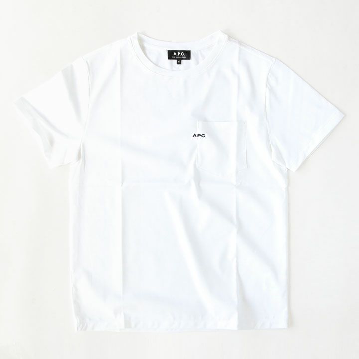 激安売上apc tシャツ Sサイズ ロゴ刺繍 ポケット付き アーペーセー Tシャツ/カットソー(半袖/袖なし)