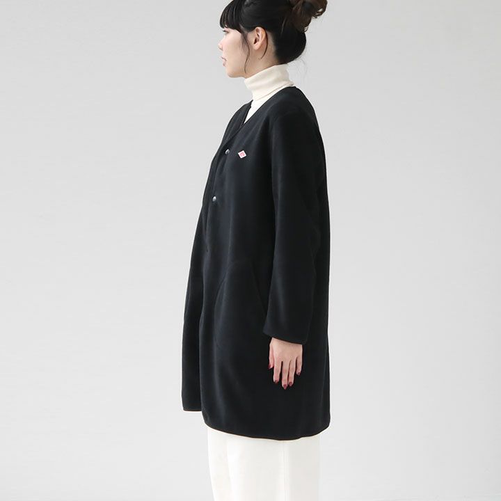DANTON(ダントン) フリース カラーレスコート(JD-8992)の通販｜NEWS