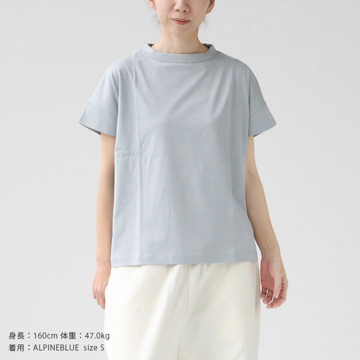 handvaerk(ハンドバーク) ボトルネック 半袖Tシャツ(6250)の通販｜NEWS