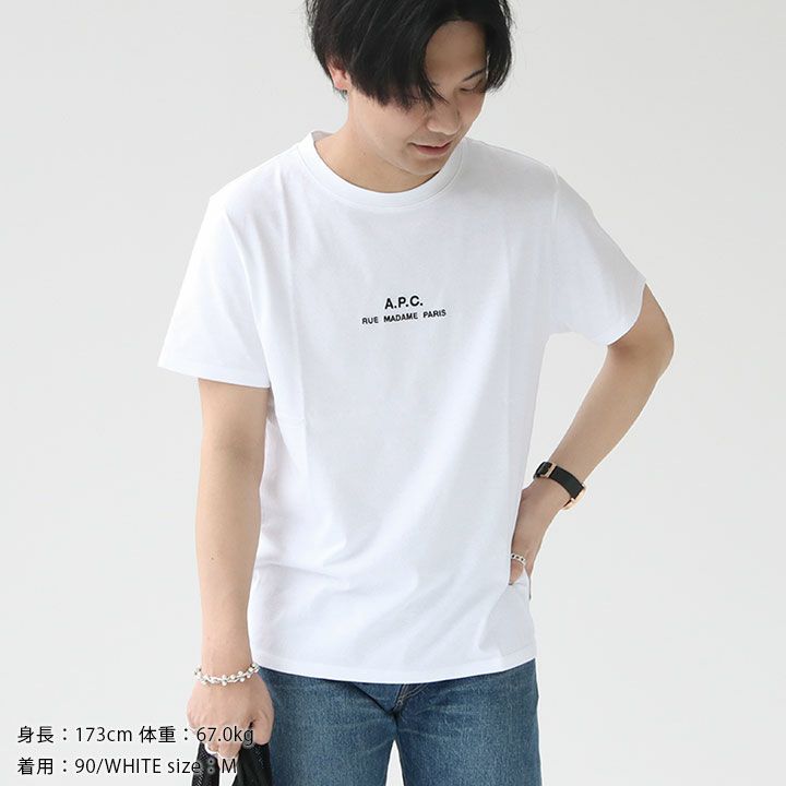 A.P.C.(アーペーセー) Tシャツ Petite Rue Madame メンズ