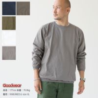 GOODWEAR(グッドウェア) クルーネックリブTシャツ ロングスリーブ(NGW9951)