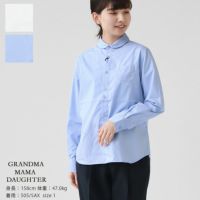 GRANDMA MAMA DAUGHTER(グランマ ママ ドーター ) ラウンドカラーシャツ(GS117)