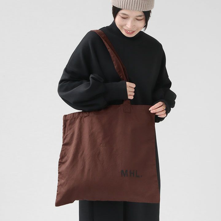 MHL.(エムエイチエル) LIGHT COTTON DRILL 2WAYバッグ(595