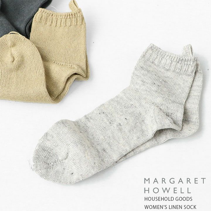 MARGARET HOWELL(マーガレット・ハウエル) リネンソックス(589-1179004