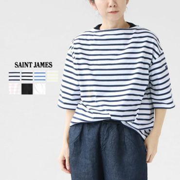 SAINT JAMES(セントジェームス) PIRIAC ルーズドロップTシャツ (20JC8733LEGR)の通販｜NEWS(ニューズ)公式オンラインショップ