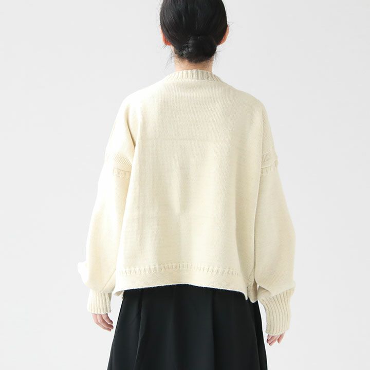 Le Tricoteur(ル トリコチュール) オフショルダーガンジーセーター (03OFFSHOULDER)の通販｜NEWS(ニューズ)公式オンラインショップ