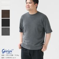 gicipi(ジシピ) TONNO クルーネックリラックスフィットTシャツ