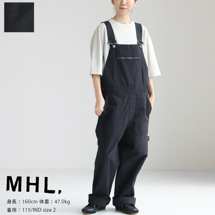 MHL トラウザー オーバーオール サイズI エムエイチエル パンツ