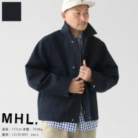 MHL.(エムエイチエル) コットンウールジャケット(596-2225502)