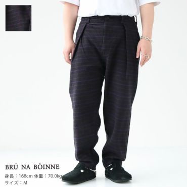 BRU NA BOINNE(ブルーナボイン) EDOチェック5号パンツ(7631)の通販｜NEWS(ニューズ)公式オンラインショップ