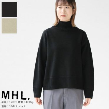 MHL.(エムエイチエル) FELTED ROUGH WOOL ニット(595-2263504)