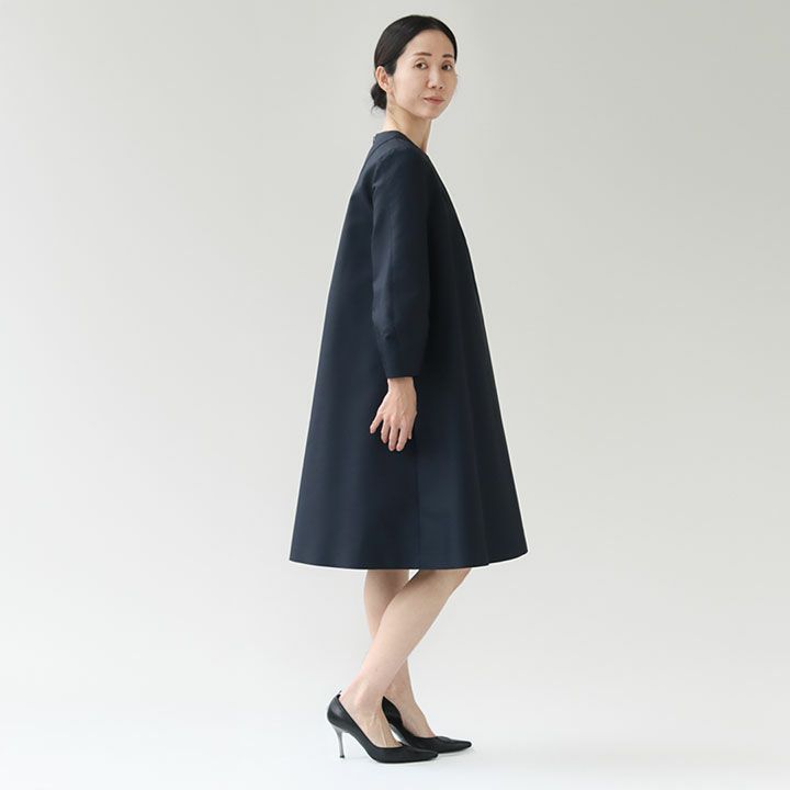 ボールジィ ハイカウントダブルクロス Aラインワンピース Ballsey 36 Ballsey(ボールジィ) ハイカウントダブルクロス Aラインワンピース(11