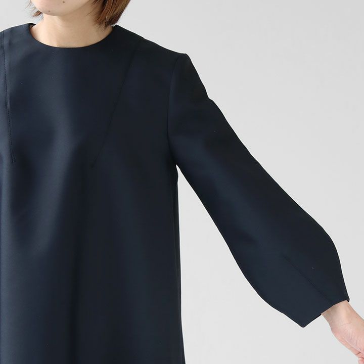 Ballsey(ボールジィ) ハイカウントダブルクロス Aラインワンピース(11