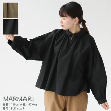 MARMARI(マルマリ) サテンチュニックシャツ(MBL-141)の通販｜NEWS(ニューズ)公式オンラインショップ