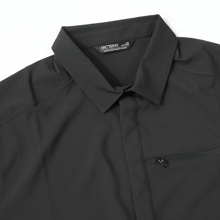 S アークテリクス ARC'TERYX スカイラインシャツ 半袖 黒 ARC'TERYX