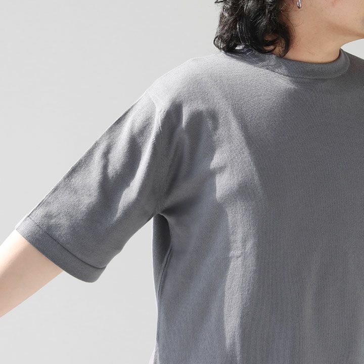 JOHN SMEDLEY(ジョン スメドレー) メンズ 24G 半袖 クルーネックニット