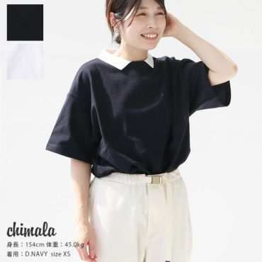 chimala(チマラ) コットンピケ スキッパーポロシャツ(CS35-K13)の通販