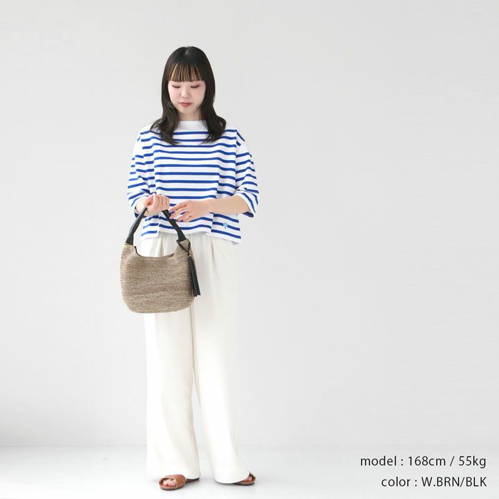 VIOLAd'ORO(ヴィオラドーロ) SANDRO アバカ ワンショルダーバッグ(V