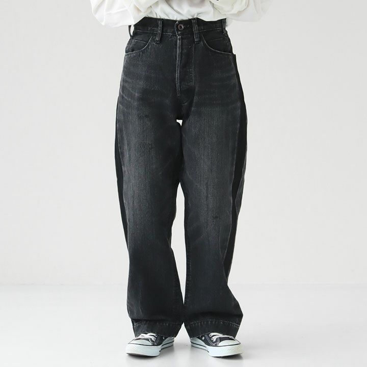 BRU NA BOINNE(ブルーナボイン) マーチデニムブラック(7322BK