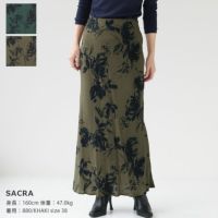 SACRA(サクラ) シェードフラワー スカート(123514124)