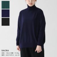 SACRA(サクラ) エクストラファインメリノ ニットプルオーバー(123539081)