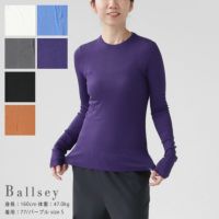 Ballsey(ボールジィ) コットンシルクリブ クルーネックプルオーバー(11-03-34-03003)