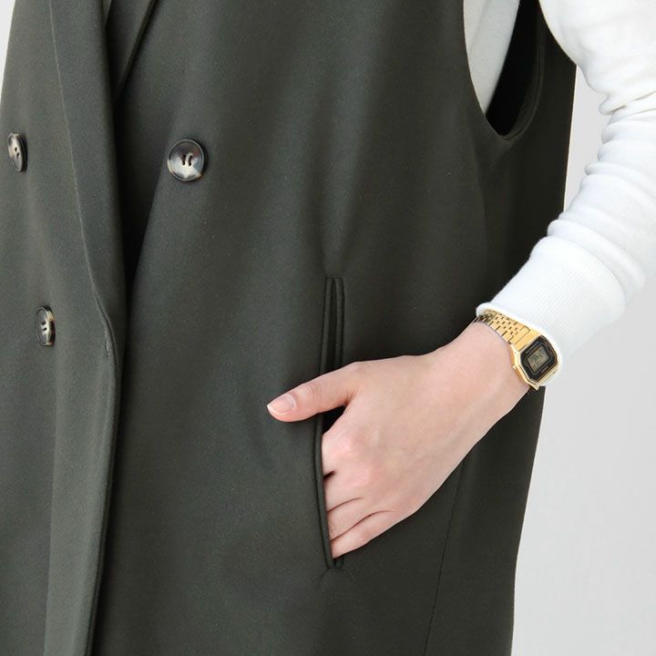 SACRA(サクラ) ライトメルトン ジレ(123506061)の通販｜NEWS(ニューズ