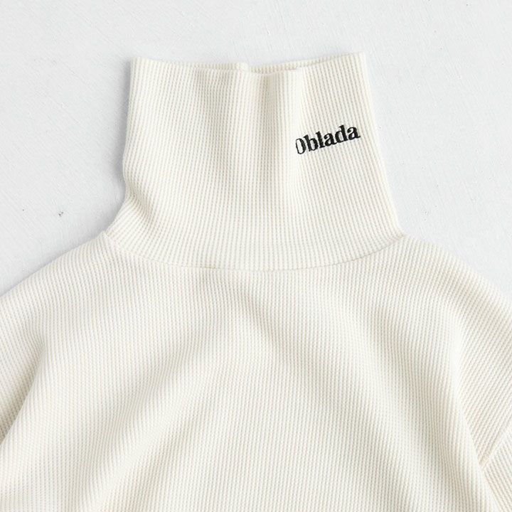 Oblada(オブラダ) ワッフル ハイネックプルオーバー(F2210CU02