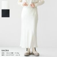 SACRA(サクラ) アセテートサテン スカート(123618121)