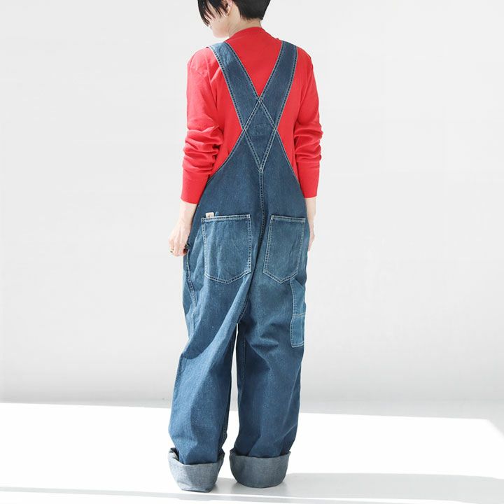 チマラ　chimala デニムオーバーオール　サロペット chimala｜8oz デニム オーバーオール cs37-wp09-yh - Piu di