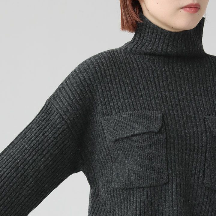 SACRA サクラ｜ボイル ラムウール リブプルオーバー 125631081の通販