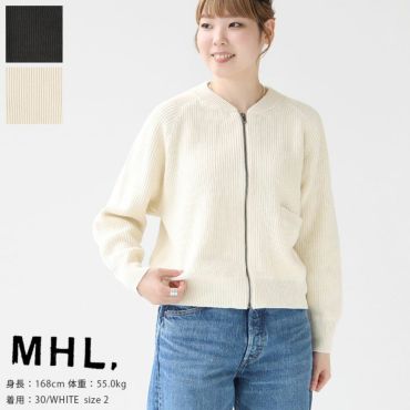 MHL.(エムエイチエル) FINE SHETLAND ニットカーディガン(596-3260509)の通販｜NEWS(ニューズ)公式オンラインショップ