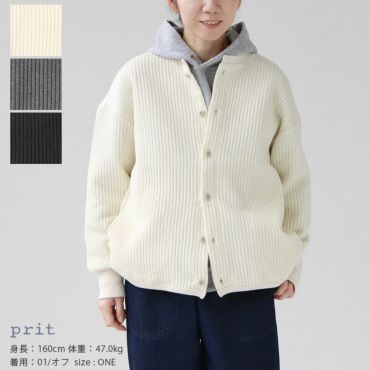 楽天市場】prit プリット コールキルト クルーネック