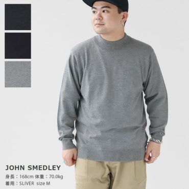 JOHN SMEDLEY(ジョン スメドレー) メンズ 24G 長袖サーマルニット(A4444)の通販｜NEWS(ニューズ)公式オンラインショップ