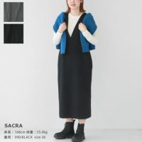 SACRA(サクラ) アルパカモヘヤ シャギージャンパースカート(123609041)