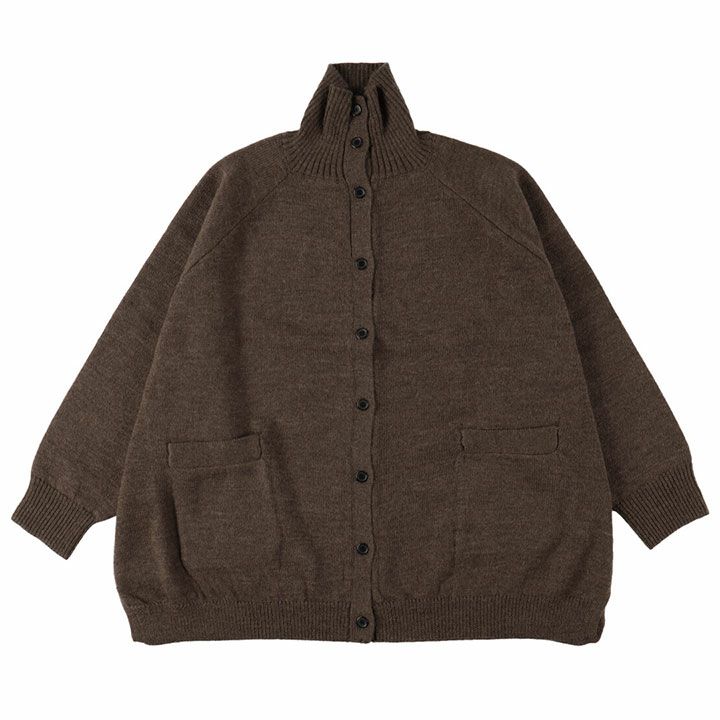 SOIL(ソイル) タートルネック ボタンカーディガン(GNSL23801)の通販