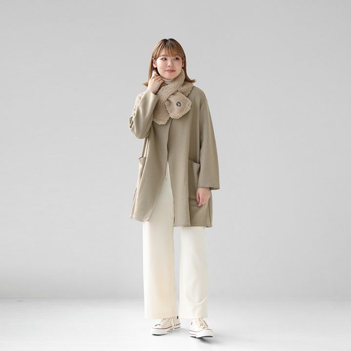 Ballsey(ボールジィ) ウールナイロンインターロック クルー