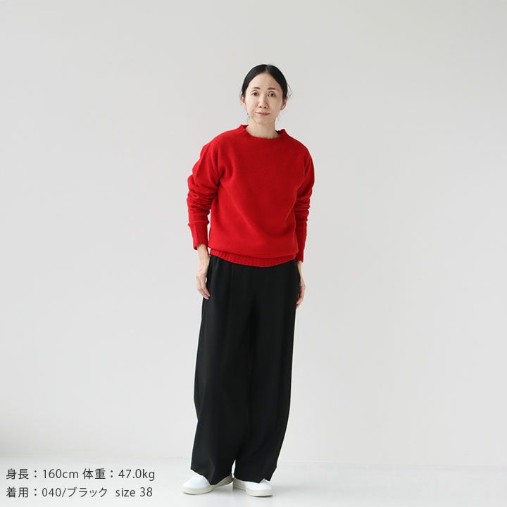 DONEEYU(ドニーユ) ソフトウォーム両面起毛 ワイドパンツ(U-2822