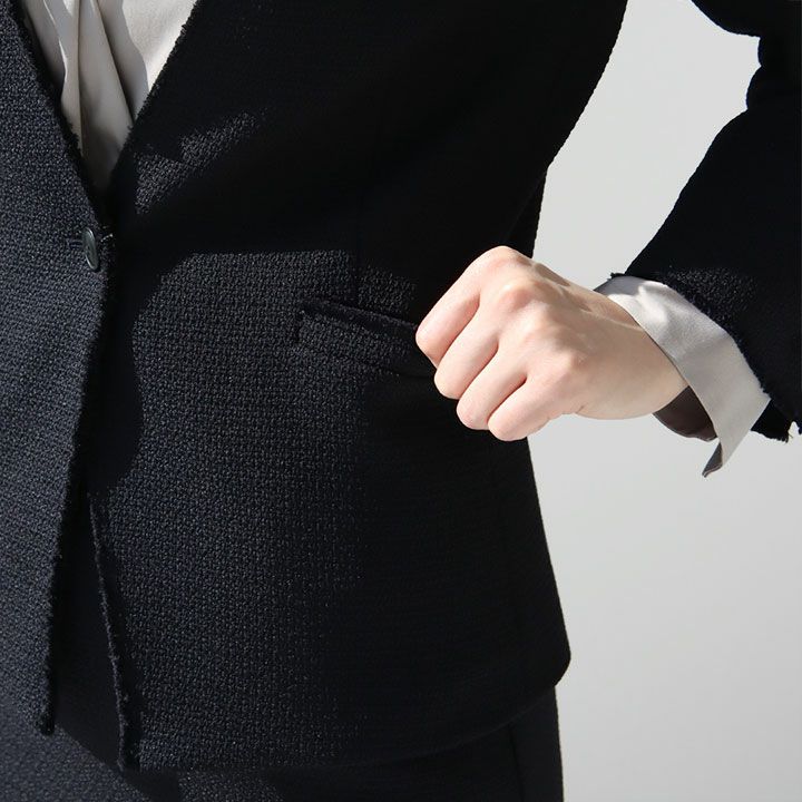 Ballsey(ボールジィ) グラニーツイード Vカラージャケット(11-07-34