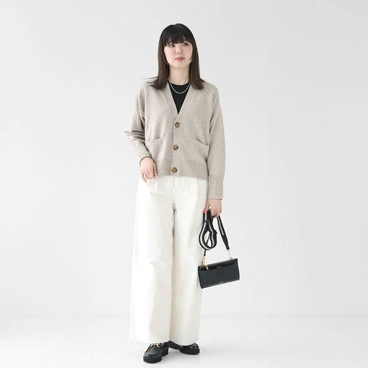 2023AW マカフィー　NZ LAMB 9G Vネックカーディガン NZ LAMB 9G Vネックカーディガン｜トゥモローランド 公式通販