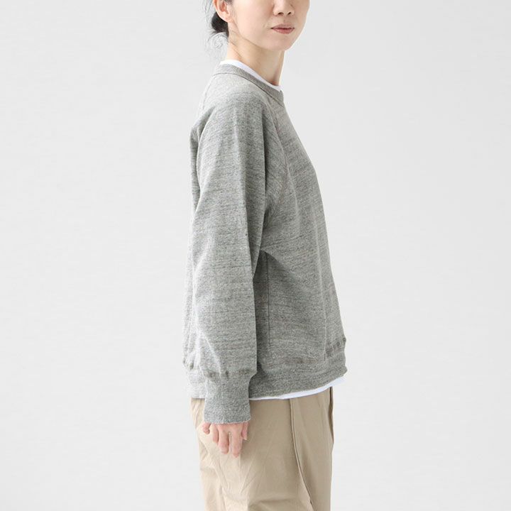 PRIT ラグランスリーブプルオーバー 春夏 横画像 160cmモデル