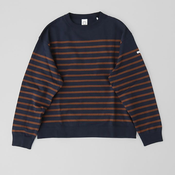 ORCIVAL(オーシバル) パネルボーダー スウェットプルオーバー(OR