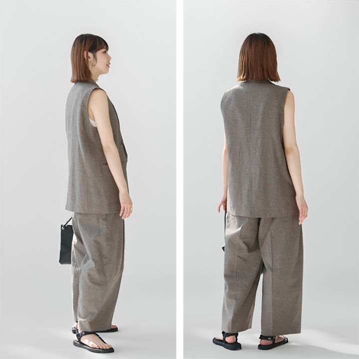 SACRA(サクラ) リネンコットンシャンブレージレ(124106061)の通販