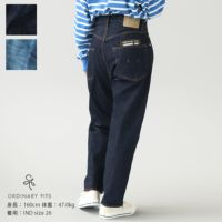 Ordinary fits(オーディナリーフィッツ) ルーズ アンクルデニム ONE WASH(OF-P108OW) USED(OF-P108) MEN/WOMEN