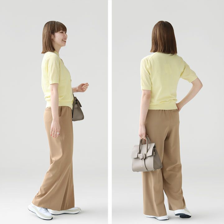 Ballsey(ボールジィ) 2-wayストレッチ イージーセミワイドパンツ