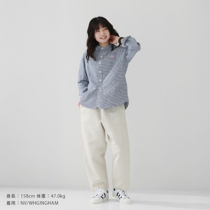 美品 DANTON ダントン オックスフォード バンドカラーシャツ 楽天市場】ダントン DANTON オックスフォード ロングスリーブ
