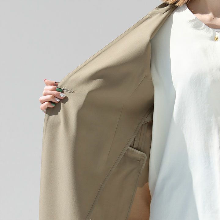 MACKINTOSH(マッキントッシュ) ノーカラーチェスターコート(QUOTHQUAN